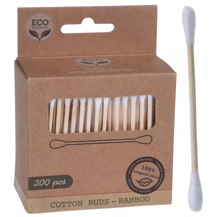 Vanupuikko banbu 200kpl - Hygieniatarvikkeet - 12975 - 1