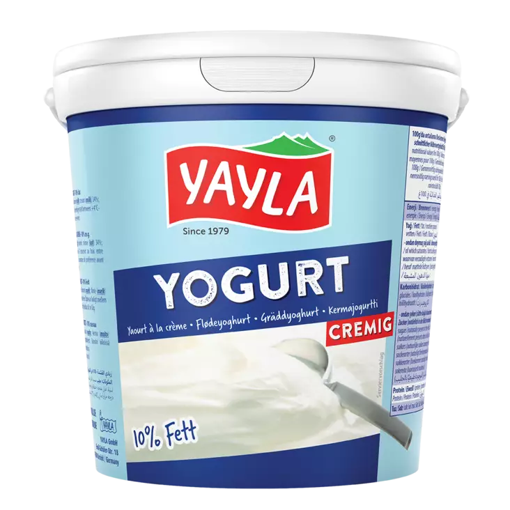 Yayla Suzme Yogurt / Maustamaton jogurtti 10% 1kg - Turkkilaiset jogurtit - 5245 - 1