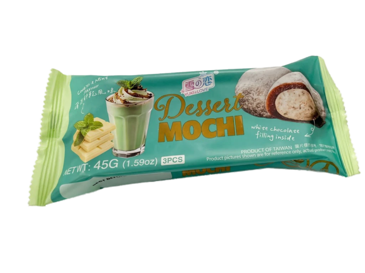 Yuki&Love Mochi Mint Flavour/ Mochi 45g - Konvehdit - 19735 - 1