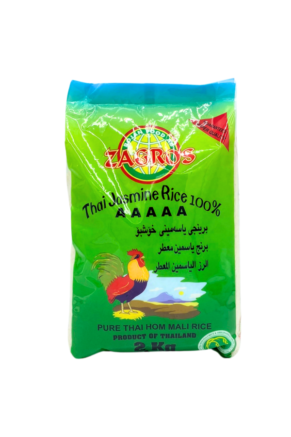 Zagros Thai Jasmine Rice 100% / Jasmiiniriisi 2kg - Jasmiiniriisi - 5325 - 1