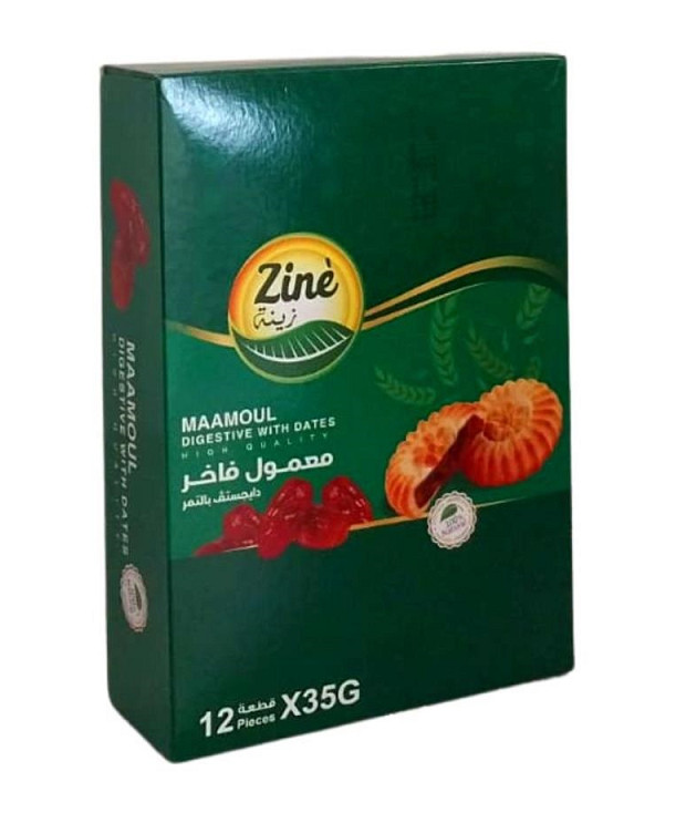 Zine Maamoul/ Taateli täytekeksi 12x35g - Täytekeksit ja vohvelit - 18215 - 1