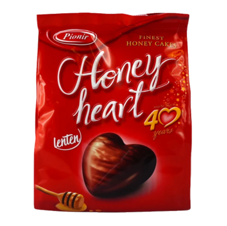 Pionir Honey Heart / Hunaja täyt.keksi 350g - Täytekeksit ja vohvelit - 7956 - 1