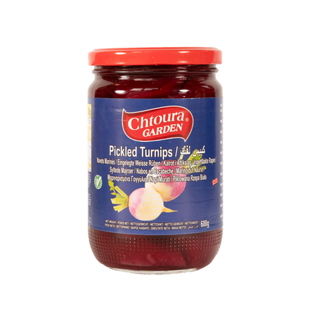 Chtoura Garden Pickled Turips / Nauris 600g CAM - Vihannessäilykkeet - 11486 - 1