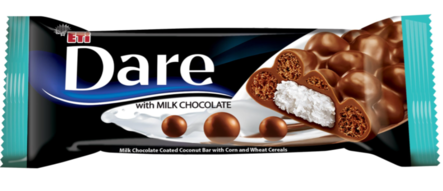 Eti Dare Bar Coconut with Milk Chocolate/ Kookos-maitosuklaapatukka 28g - Patukat - 19516 - 1