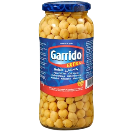 Garrido Extra Nohut / Kikherne 580g CAM - Papu- ja linssisäilykkeet - 2576 - 1
