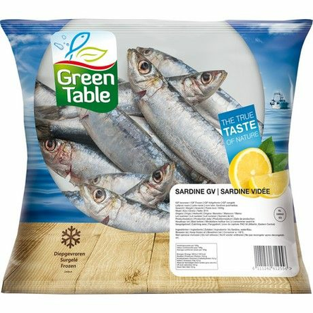 Green Table Sardines Gutted IQF 8/12/ Sardiini 1kg - Pakastekalat - 18586 - 1