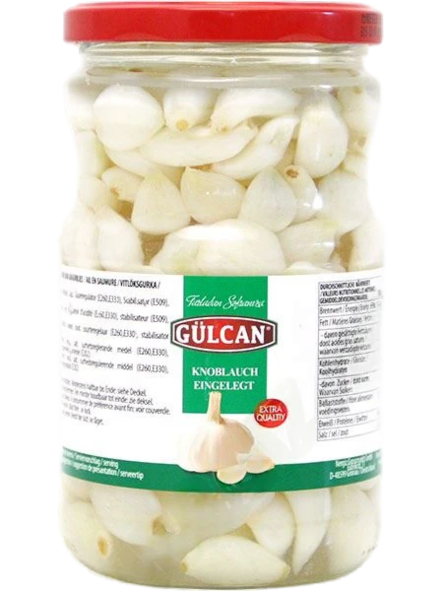 Gulcan Garlic/ Pikkeli Valkosipuli 720g CAM - Vihannessäilykkeet - 18946 - 1