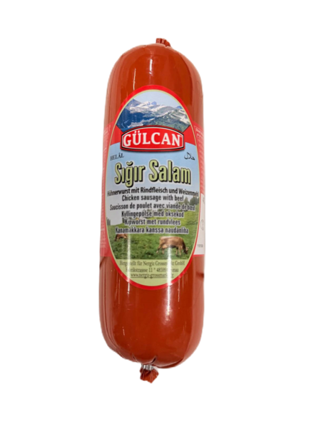 Gulcan Salam Sigir Sade / Kanasalami naudanlihalla 400g - Kana leikkeleet ja makkarat - 18796 - 1