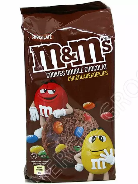 M&M Double Chocolate Keksi 180g - Suklaat - 11396 - 1