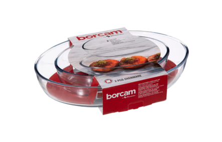 Pasabahce Borcam Oval Vuoka 2pcs 159033 - Astiat ja aterimet - 5636 - 1