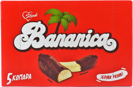 Stark Bananica / Suklaa banaani 125g - Patukat - 7846 - 1