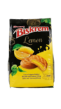 Ulker Biskrem Lemon Biscuits/ Sitruuna täytekeksi 160g - Täytekeksit ja vohvelit - 19666 - 1