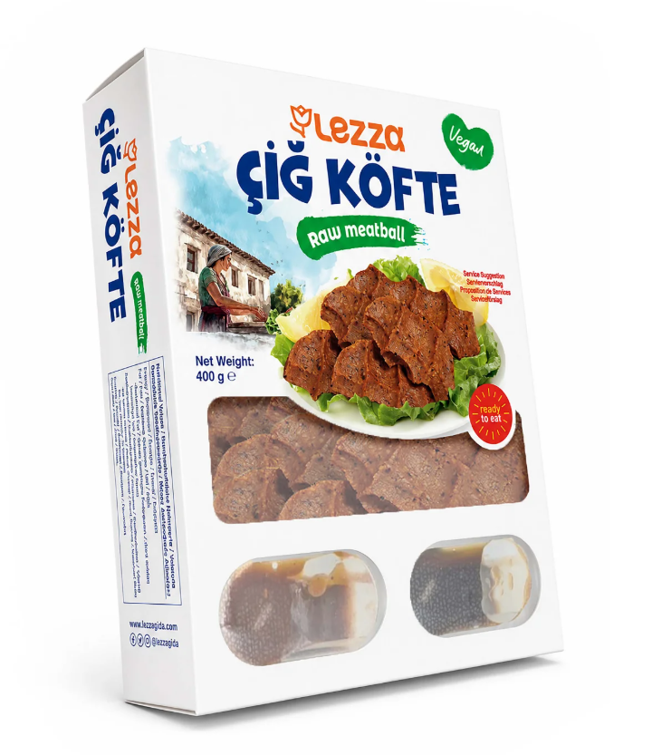 201302 Lezza Vegan Cig Köfte/ Vegan Bulgur Balls 400g - Suolaiset leivonnaiset - 19116 - 1