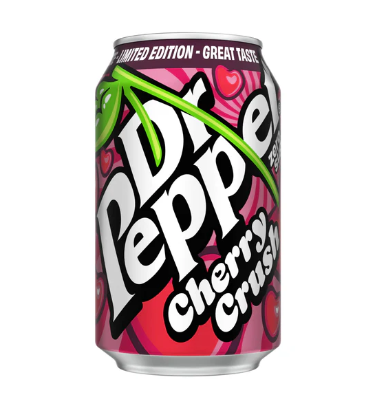 Dr. Pepper Cherry Crush Zero Sugar Limonadi 330ml TNK - Limonadit ja virvoitusjuomat - 17306 - 1