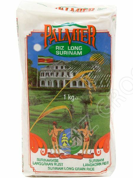 Palmier Long Grain Rice Surinam/ Pitkäjyväinen riisi 1kg - Tummat ja täysjyväriisit - 17346 - 1