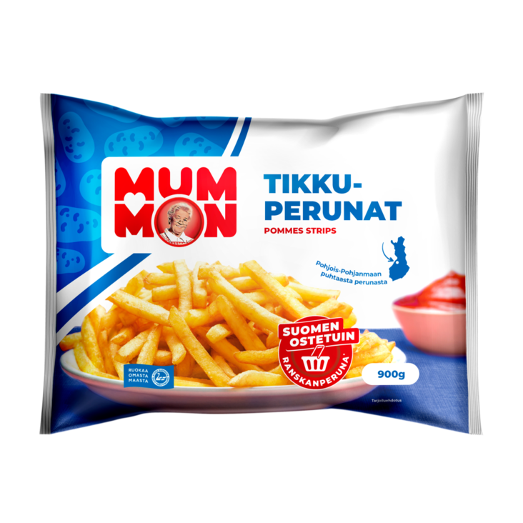 Mummon Tikkuperunat 900g - Pakasteperunat - 17866 - 1