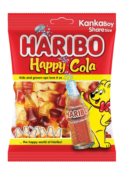 Haribo Happy Cola Karkkipussi 80g - Irtomakeiset - 18016 - 1