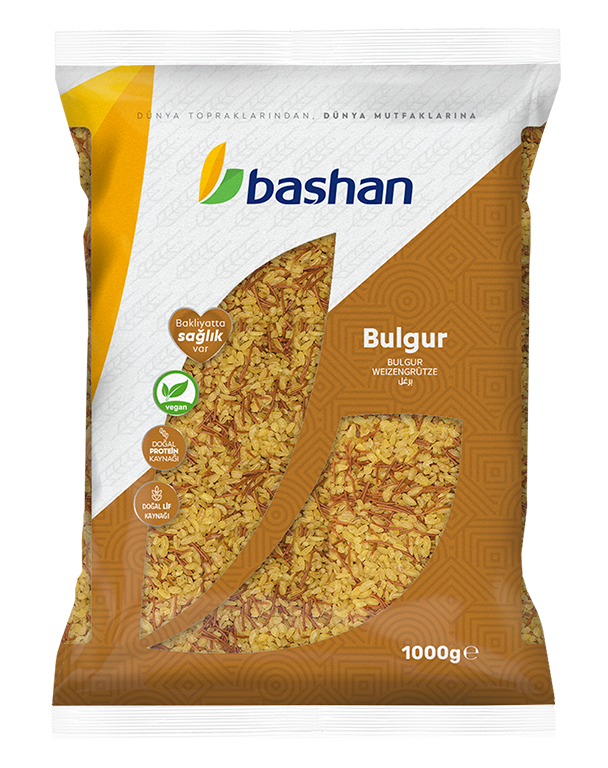 Bashan Sehriyeli Pilavlik Bulgur / Karkea Bulgur Vermicellin kanssa 1kg - Bulgur - 18256 - 1