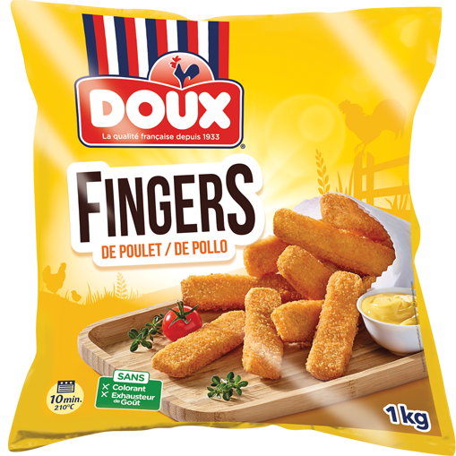 Doux Chicken Fingers / Kanatikku 1kg - Kana pakasteet - 18456 - 1