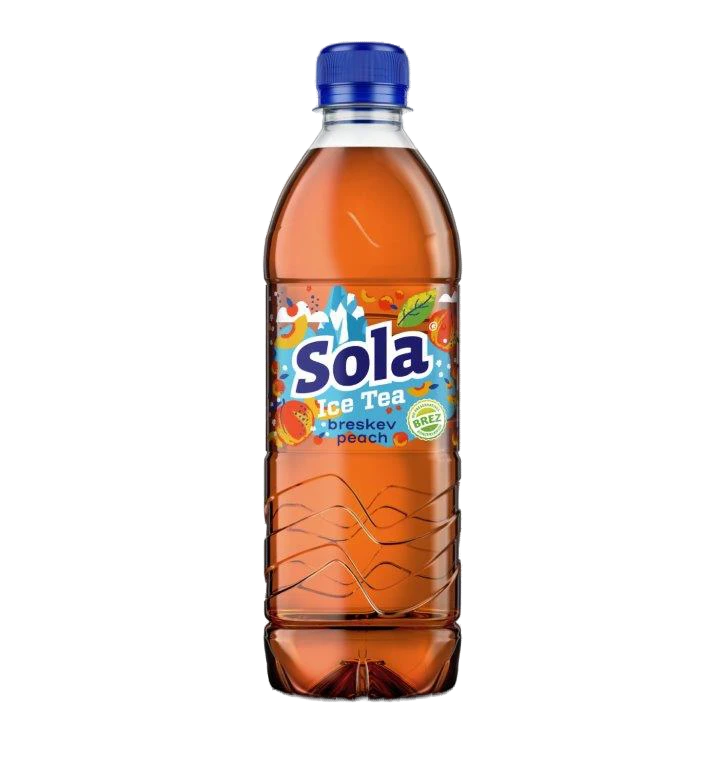Sola Ice Tea Peach/ Persikkajäätee 500ml PET - Limonadit ja virvoitusjuomat - 18726 - 1
