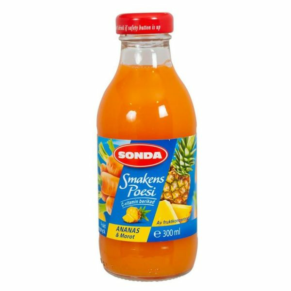 Sonda Ananas - Porkkana juoma 300ml - Mehut ja nektarit - 19026 - 1