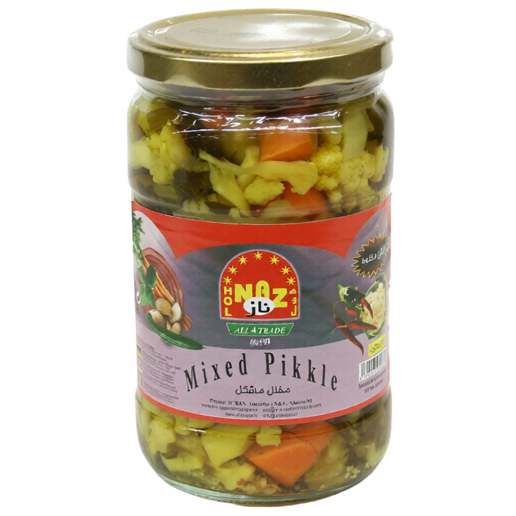 Naz Pickle Mix Vegetables/ Marinoidut vihannekset 720g CAM - Vihannessäilykkeet - 19586 - 1