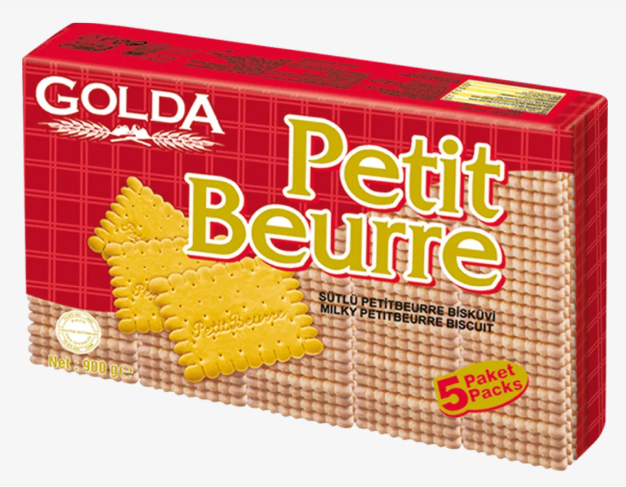 Golda Petit Beurre Biscuit Keksi 5x180g - Täytekeksit ja vohvelit - 20246 - 1