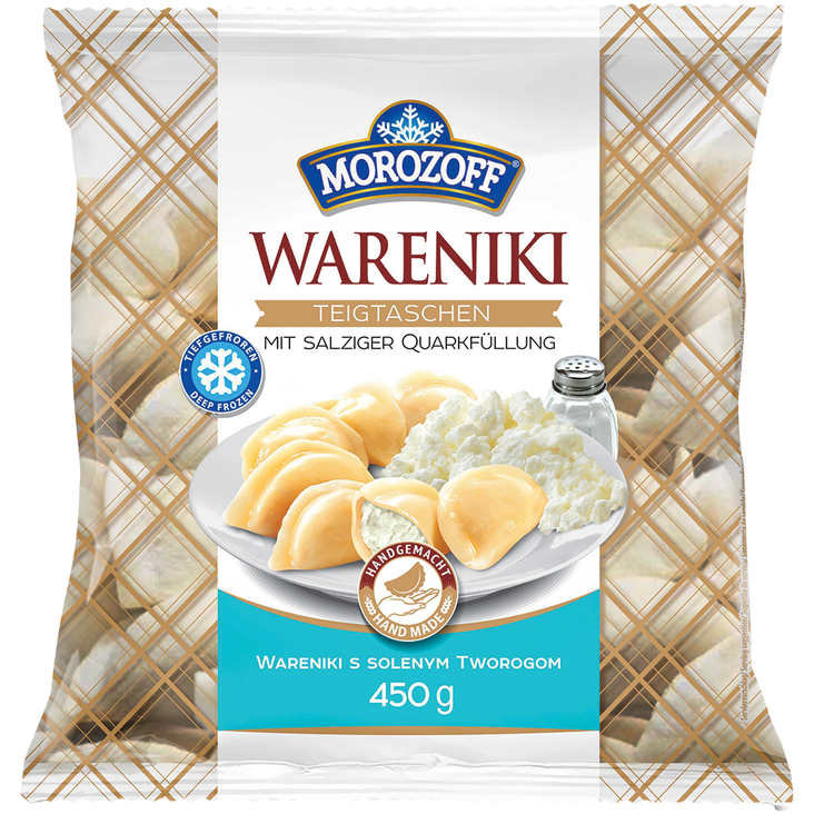 Morozoff Dumplings with Cottage Cheese/ Rahkatäytteiset Nyytit 450g - Suolaiset leivonnaiset - 20486 - 1