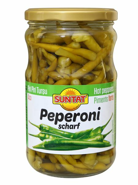 Suntat Biber Tursu/ Pepperoni suolaliemessä 660ml CAM - Pepperonisäilyke - 20656 - 1