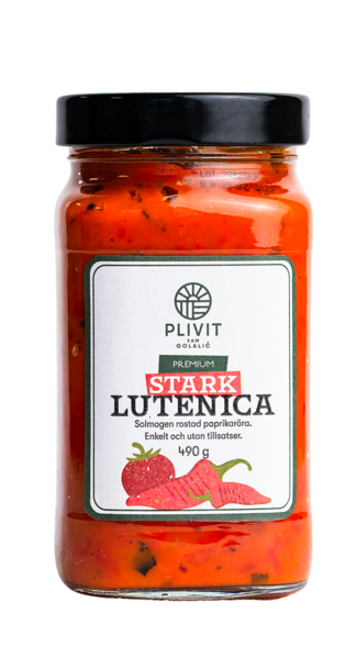 Plivit Lutenica Hot / Mausteinen paprika- tomaattitahna 490g CAM - Tomaatti- ja paprikasäilykkeet - 21036 - 1