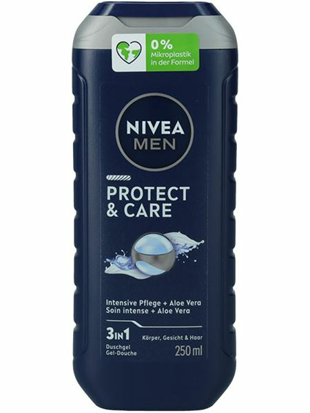 Nivea Men Shampoo-Shower Gel Protect&Care Aloe/ Shampoo-Suihkugeeli 250ml - Saippuat ja suihkugeelit - 21186 - 1