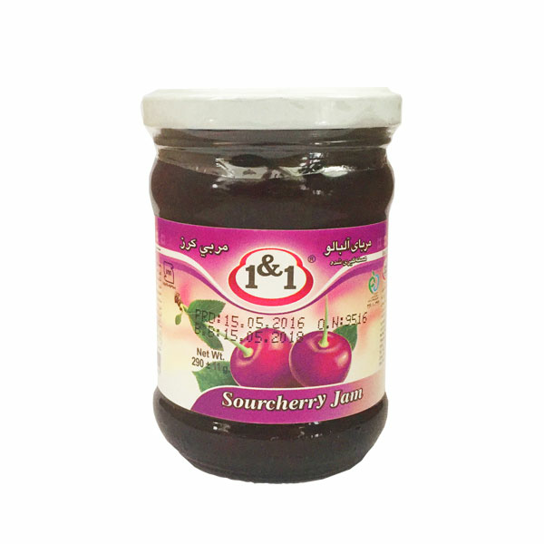 1&1 Sourcherry Jam / Kirsikkahillo 350g CAM - Hillot - 8756 - 1