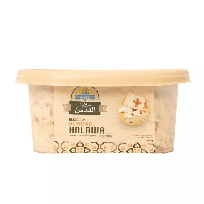 Alkodous Almond Halawa / Halva Pähkinä 800g - Turkish Delight & Halvat - 11456 - 1