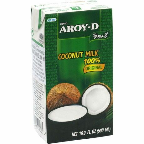 Aroy-D Coconut Milk / Kookosmaito UHT 17,5% 500ml - Maidot - 12216 - 1