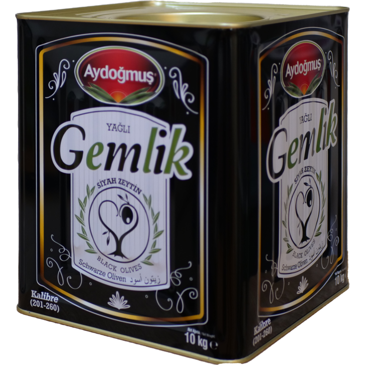 Aydogmus Gemlik Özel Özel Zeytin/ Musta oliivi 10kg TNK - Oliivisäilykkeet - 19676 - 1