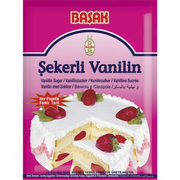 Basak Sekeri Vanilja / Vaniljasokeri 5x5g - Sokerit ja makeutus - 746 - 1