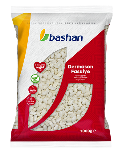 Bashan Dermason Fasulye/ Valkoiset Pavut 1kg - Kuivatut pavut - 18296 - 1
