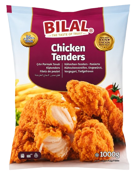 Bilal Chicken Tenders/ Rapea Kana 1kg - Kana pakasteet - 21226 - 1