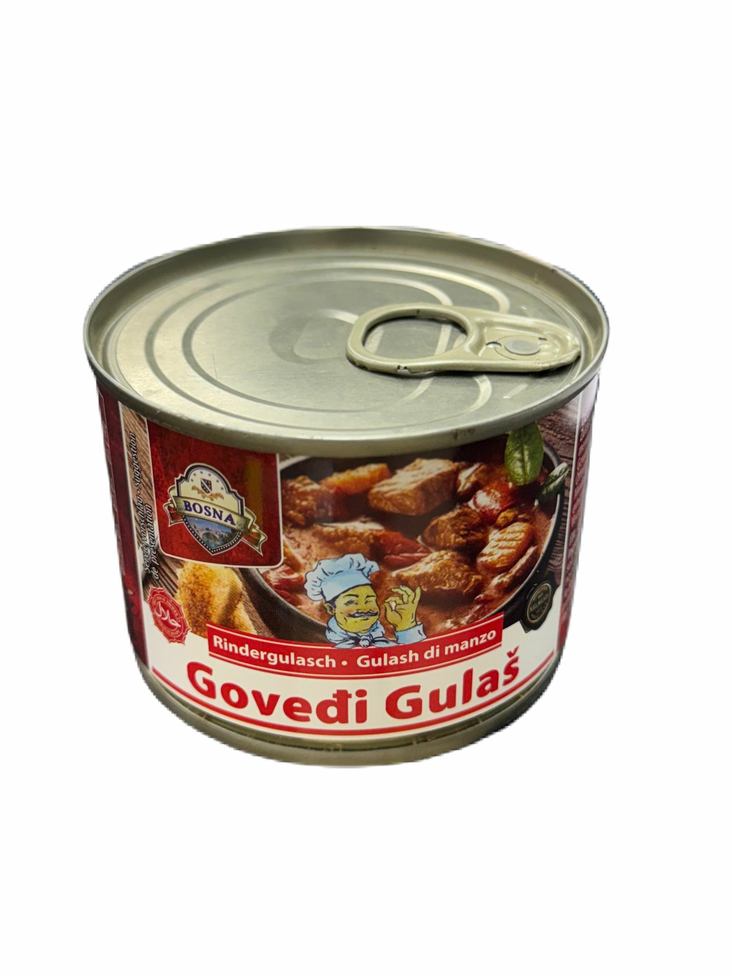 Bosna Govedi Gulash/ Naudanlihagulassi 200g - Valmisruokasäilykkeet - 17476 - 1