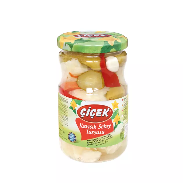 Cicek Turlu Tursu / Vihannessekoitus suolaliemessä 680/380g CAM - Vihannessäilykkeet - 14476 - 1