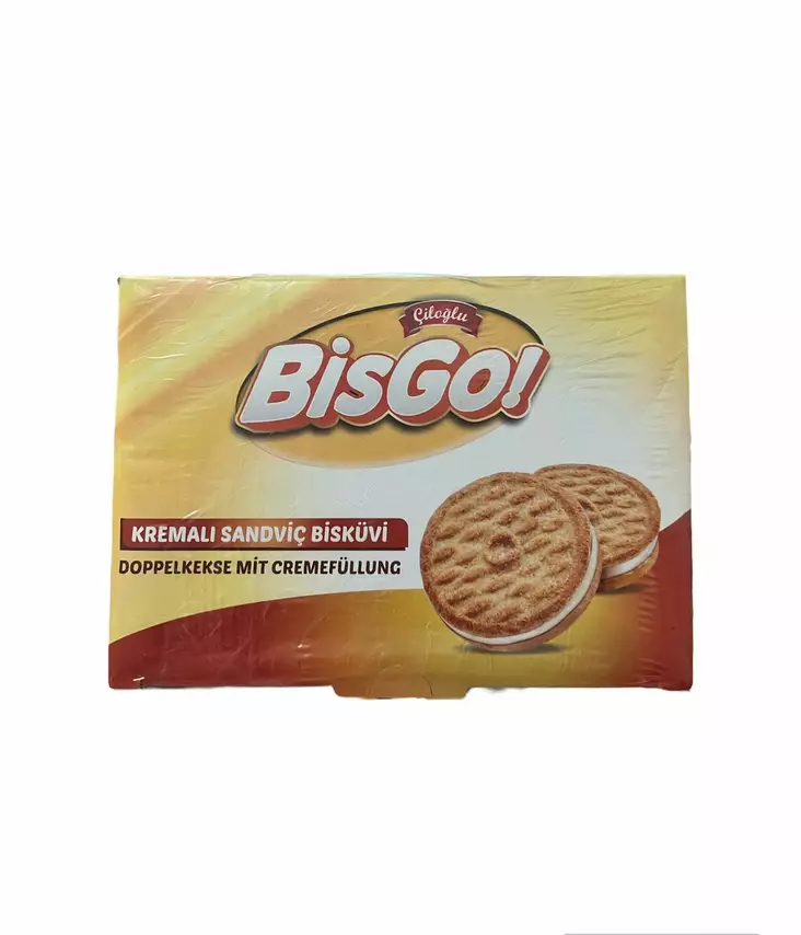 Ciloglu Bisgo Kremali Biscuit / Kermatäytekeksi 500g - Täytekeksit ja vohvelit - 13836 - 1