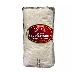 Ciloglu Tel Pismaniye With Vanilla / Vanilja Hattara 250g - Turkish Delight & Halvat - 13846 - 1