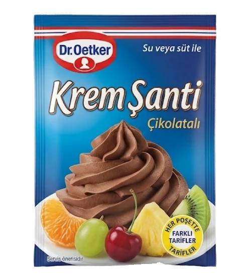 Dr. Oetker Krem Santi Cikolata / Suklaakermavaahto 80g - Vanukkaat ja jälkiruoka-ainekset - 2106 - 1
