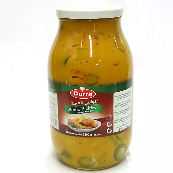 Durra Amba Pickles (Mixed Pickles) / Marinoidut vihannekset 2800g CAM - Vihannessäilykkeet - 2126 - 1