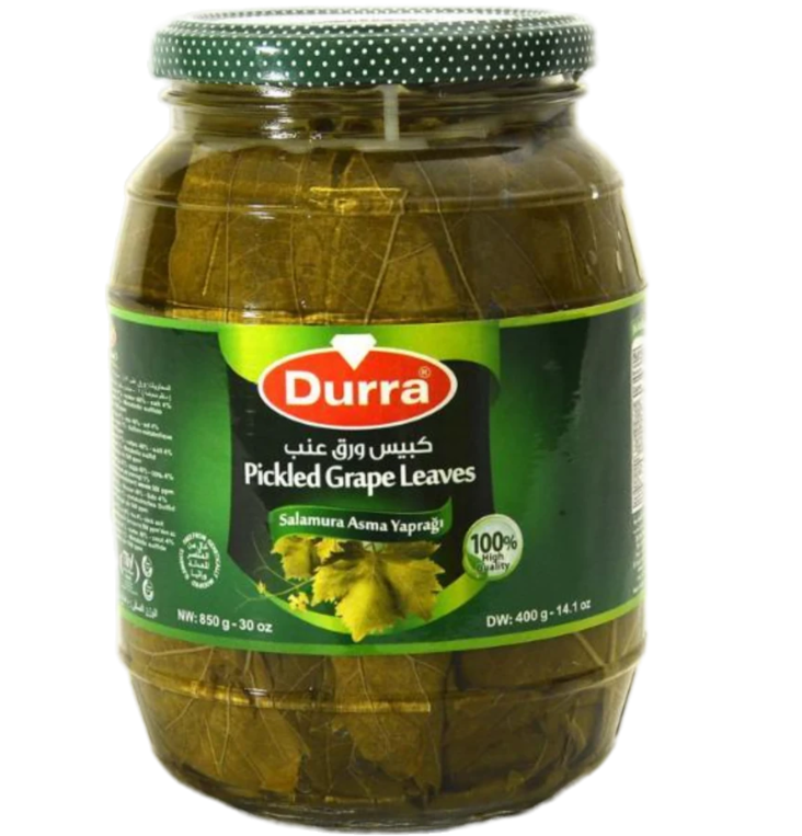 Durra Pickled Grape Leaves / Viininlehtiä suolavedessä 600g CAM - Vihannessäilykkeet - 15506 - 1