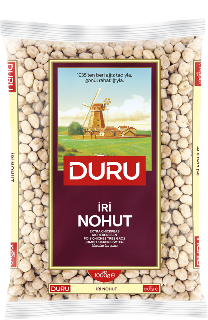 Duru Iri Nohut / Kikherneet 1KG - Kuivatut kikherneet - 2216 - 1