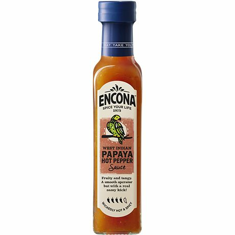 Encona Papaya Hot Pepper Sauce / Tulinen kastike 142ml CAM - Chili-kastikkeet - 8556 - 1