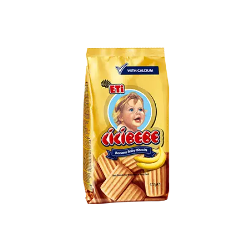 Eti Cicibebe Bebek Biskuvisi With Banana Keksi 172g - Täytekeksit ja vohvelit - 14356 - 1