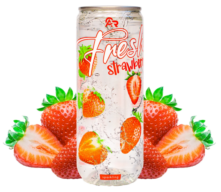 Fresh Strawberry Sparkling/ Mansikka Kuohujuoma 330ml TNK - Limonadit ja virvoitusjuomat - 15976 - 1