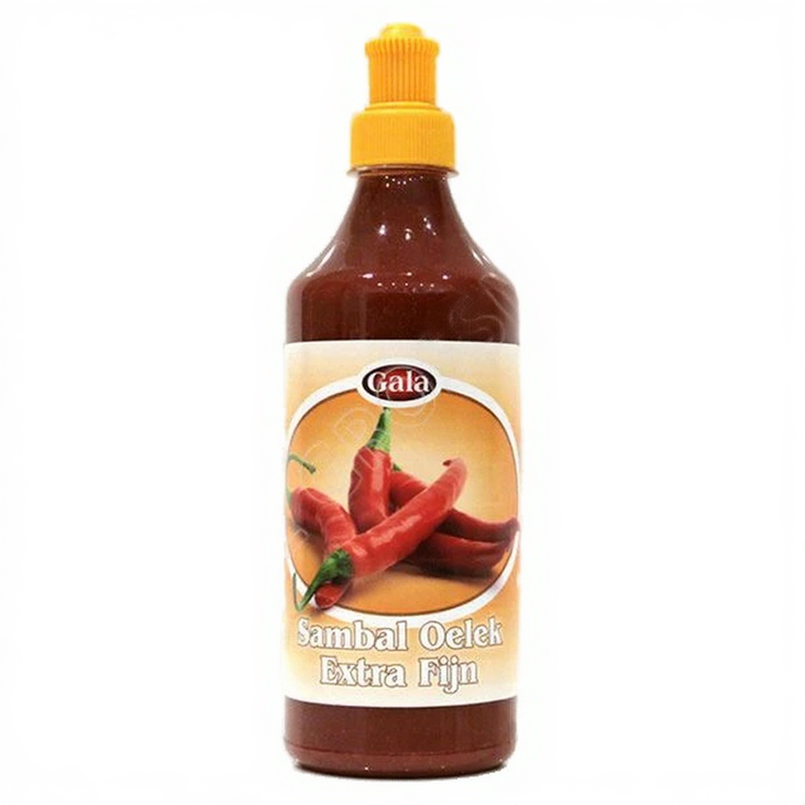 Gala Sambal Oelek Extra Fijn / Tulinen paprika kastike 500ml PET - Chili-kastikkeet - 2566 - 1